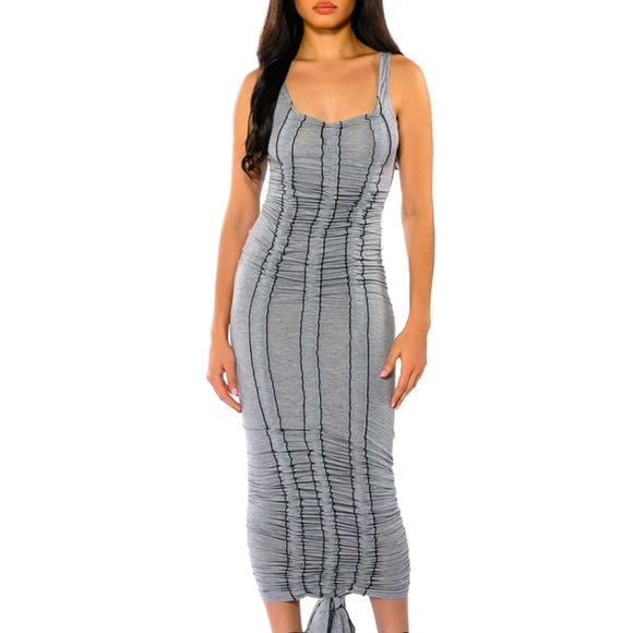 AKIRA Dresses & Skirts - AKIRA Take Me Away Cinched Maxi Dress